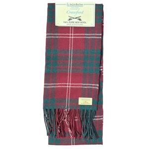 Ingles Buchan Crawford 100% Pure New Wool Made in Scotland Scarf